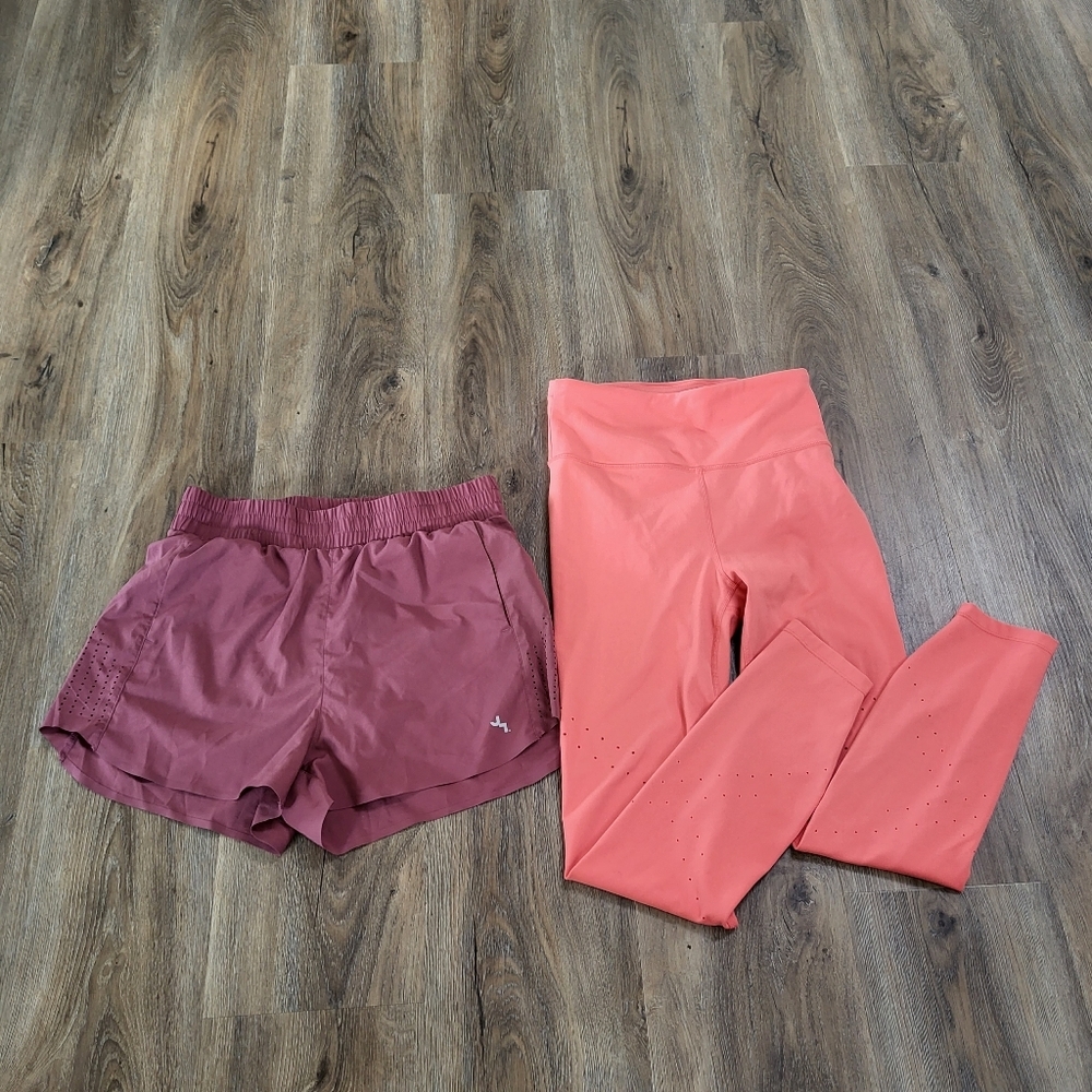 Joy Lab Shorts Leggings Bundle Size XS Athletic Performance Lot Of 2 Gym Workout